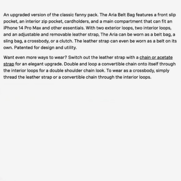 SENREVE Aria Belt / Crossbody Bag In Pebbled Blush NWOT - Picture 3 of 11